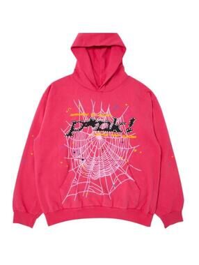 Sp5der Pink Hoodie – Web Graphic Design - Large